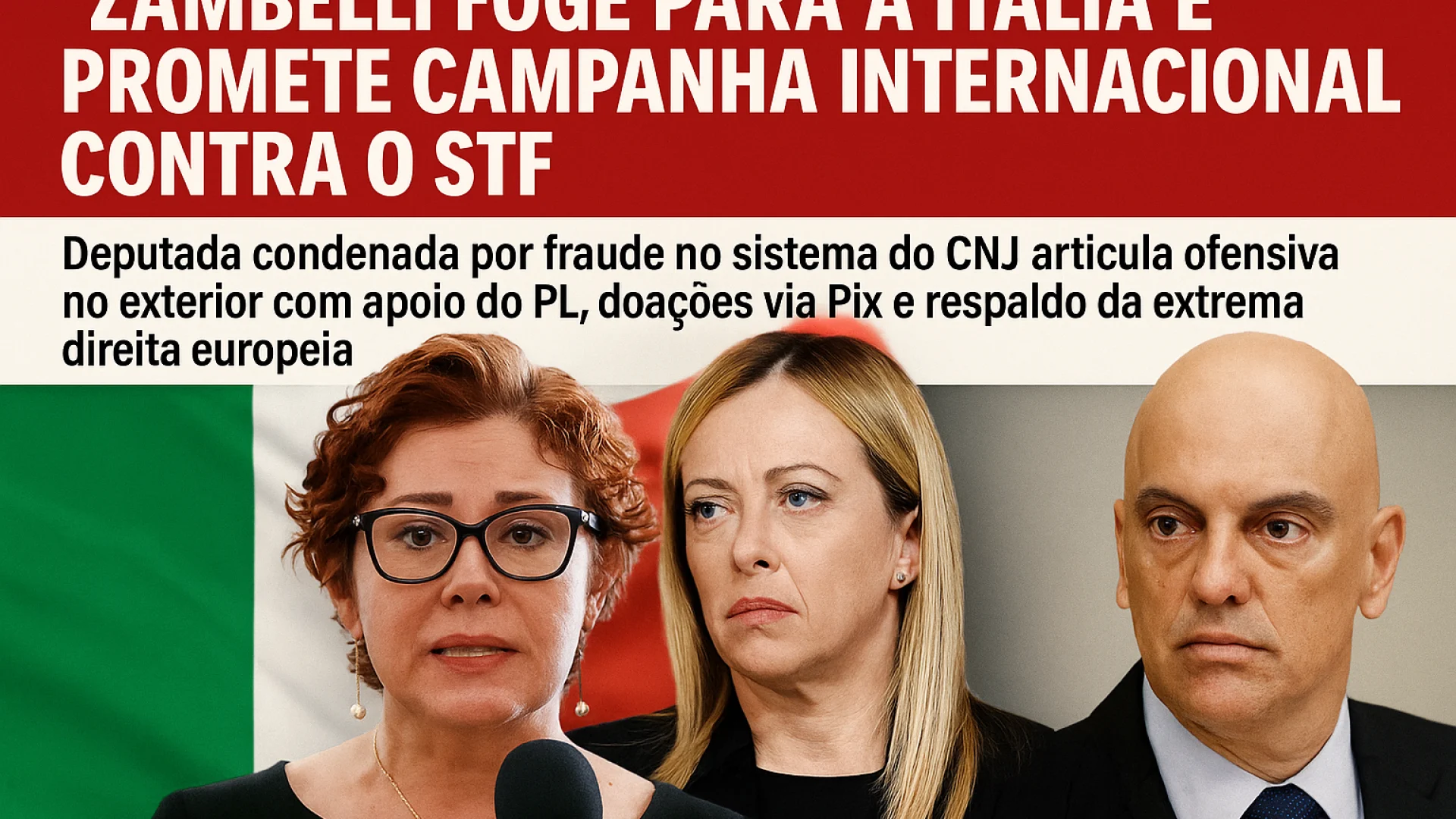 Zambelli Foge - Montagem