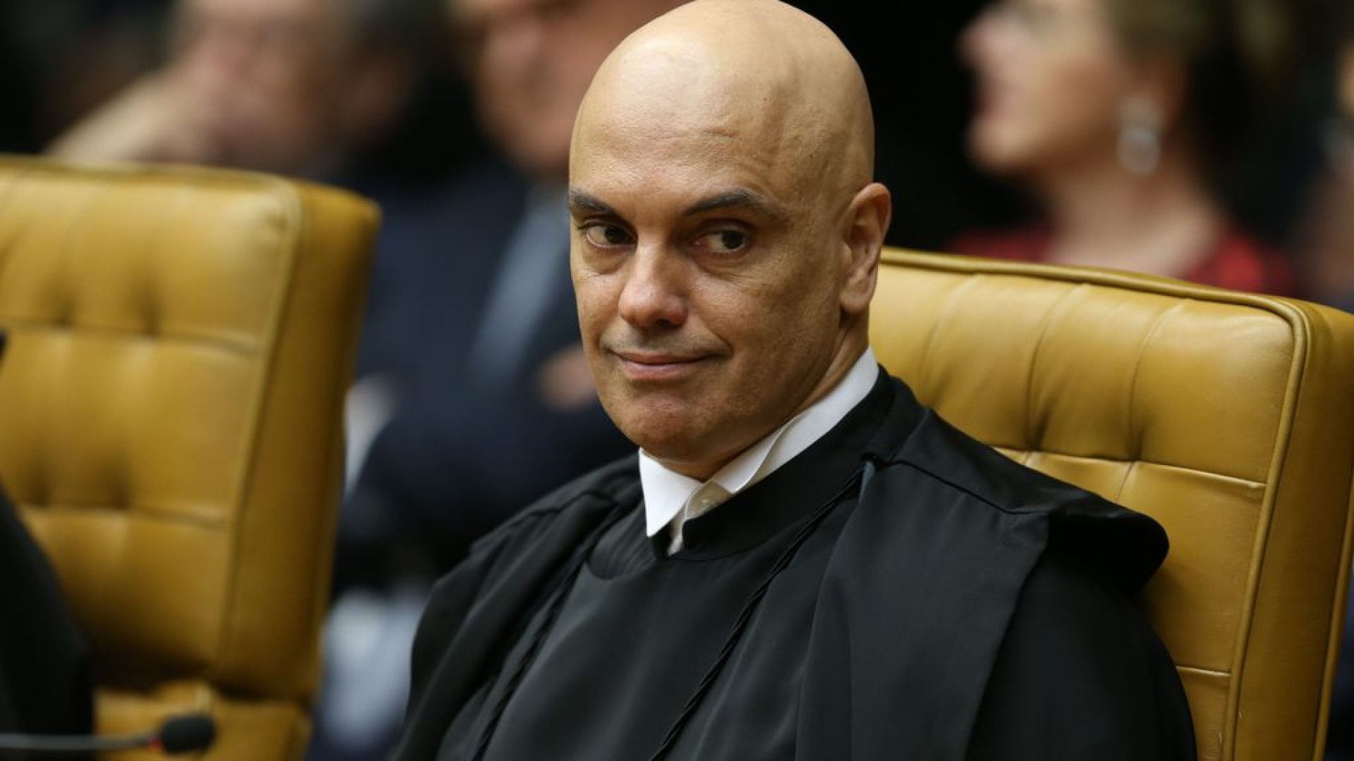 O ministro do STF  Alexandre de Moraes durante solenidade de posse do novo presidente do Supremo Tribunal Federal (STF), ministro Dias Toffoli.