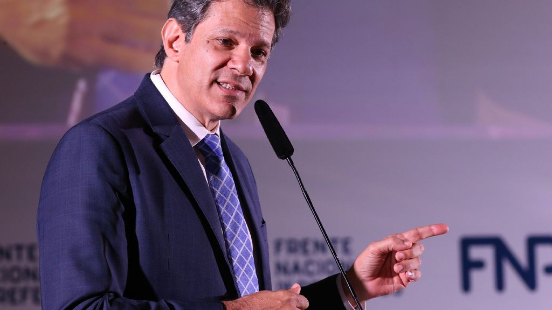 Brasília (DF) 13/03/2023 Ministro da Economia, Fernando Haddad durante reunião na Frente Nacional de Prefeitos.  Foto: Lula Marques/ Agência Brasil