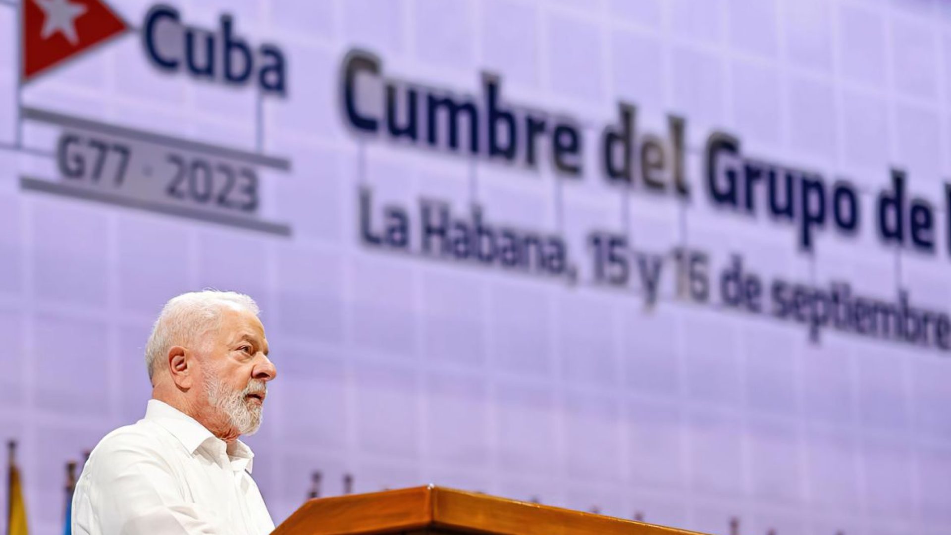 Havana-Cuba 16/09/2023, O presidente Lula, durante o debate Geral da Cúpula do G77 + China.  Foto: Ricardo Stuckert/PR