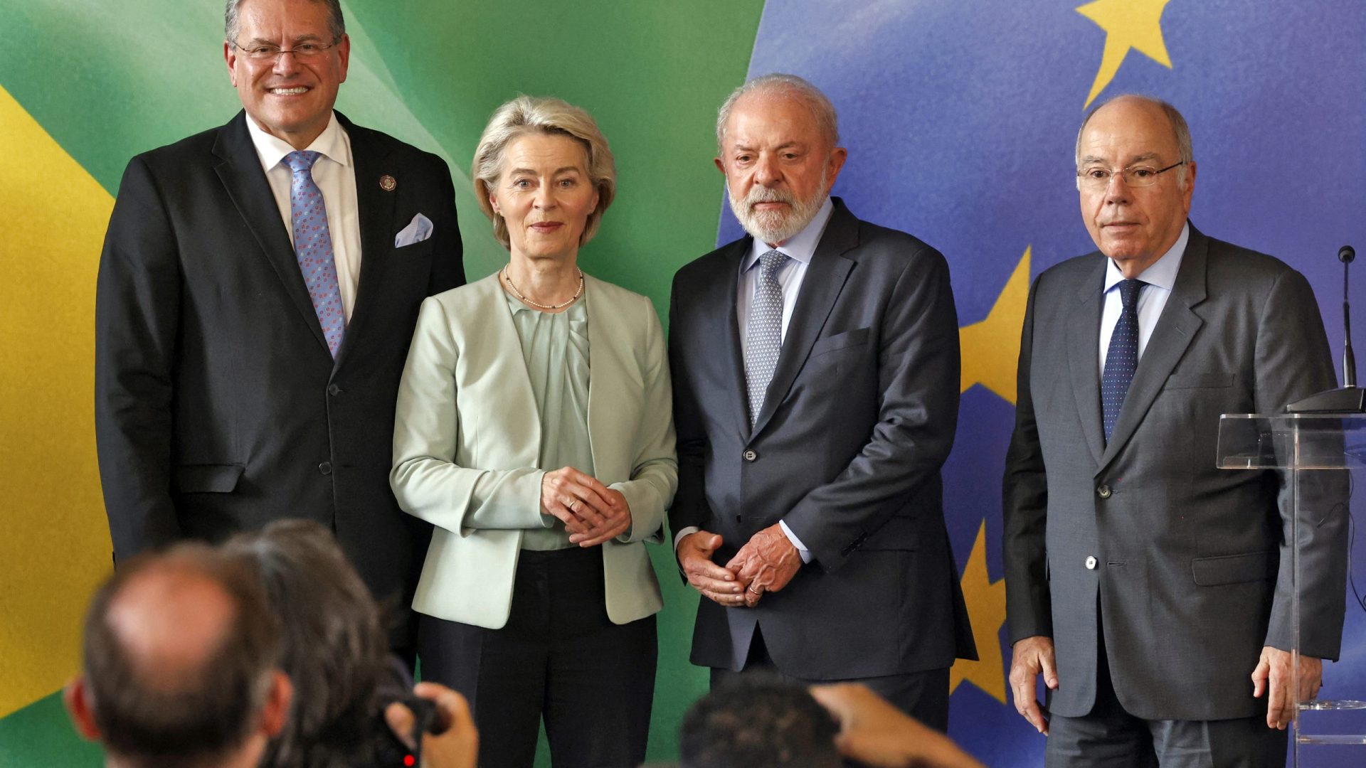 Rio de Janeiro (RJ), 16/01/2026 - O presidente da República, Luiz Inácio Lula da Silva, recebe a presidente da Comissão Européia(CE), Ursula van der Leyen, para reunião no Palácio do Itamarati antes da assinatura do acordo Mercosul - União Européia. Foto: Tânia Rêgo/Agência Brasil