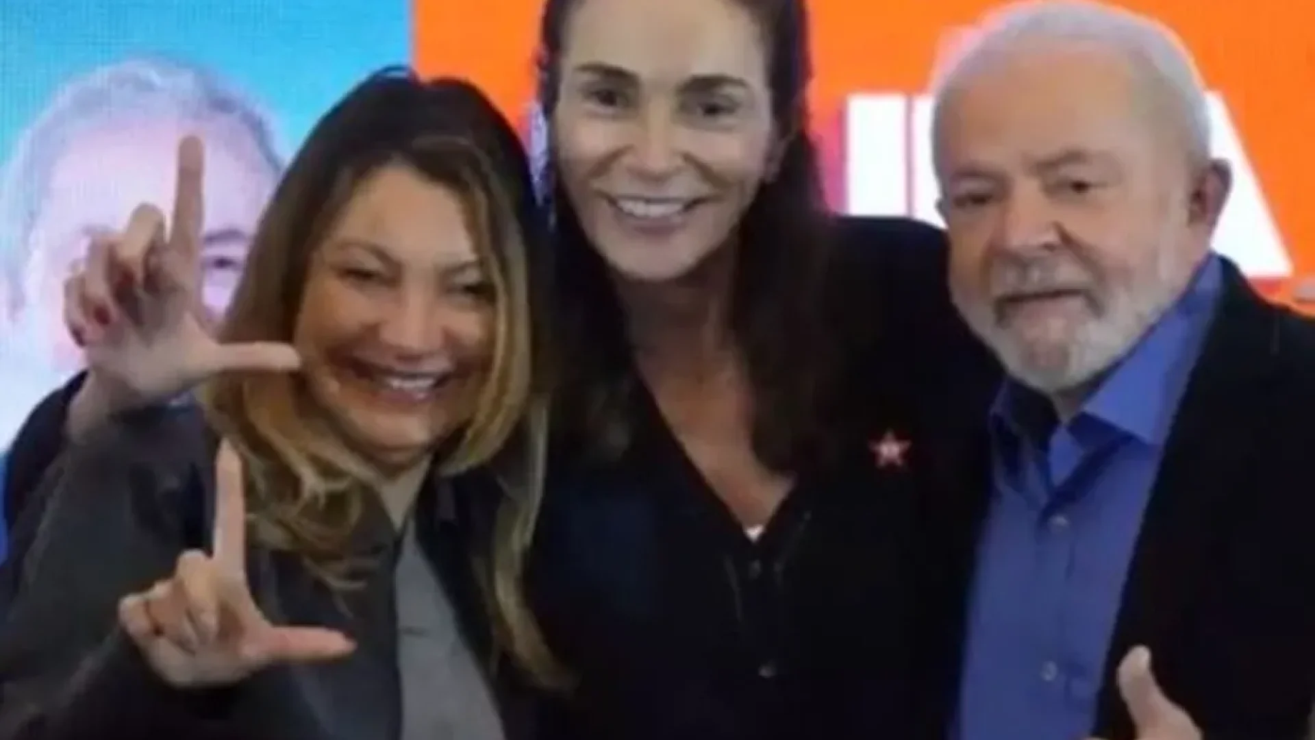 Foto de Janja, Isabel e Lula: ex-atleta foi apoiadora do ex-presidente nas eleições deste ano - Reprodução/Arquivo pessoal. 