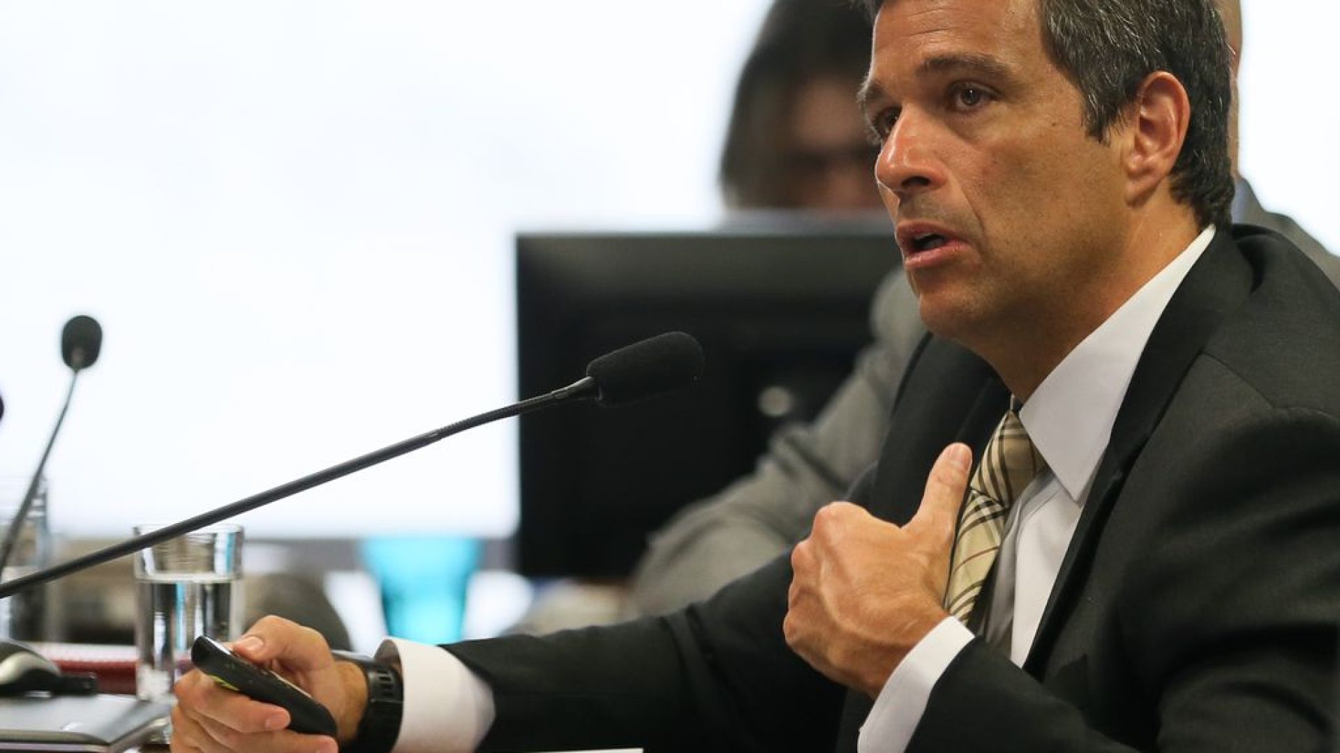 O presidente do Banco Central, Roberto Campos Neto, participa de audiência pública na Comissão de Assuntos Econômicos do Senado