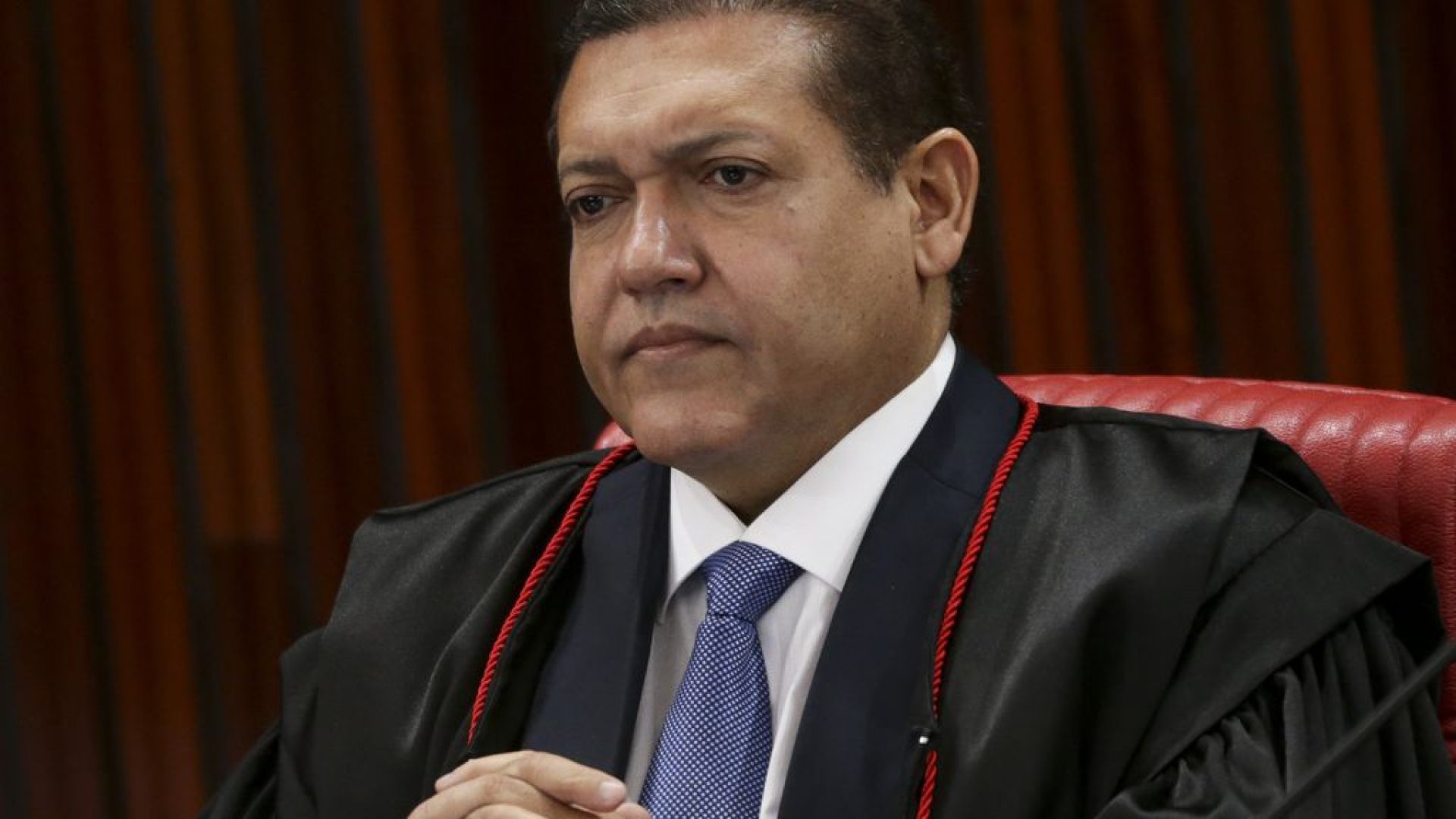 Brasília (DF), 30/06/2023 - O ministro Kássio Nunes Marques durante sessão que retoma o julgamento da ação (Aije nº 0600814-85) que pede a inelegibilidade de Jair Bolsonaro e de Walter Braga Netto, candidatos à Presidência da República nas Eleições 2022. Foto: Marcelo Camargo/Agência Brasil