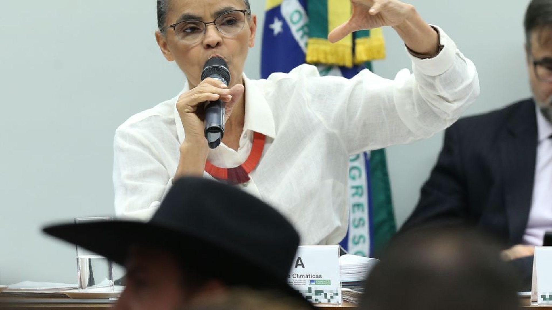Brasília (DF) 24/05/2023 Ministra do meio ambiente, Marina silva, durante audiência publica na comissão de meio ambiente da Câmara. Foto Lula Marques/ Agência Brasil.