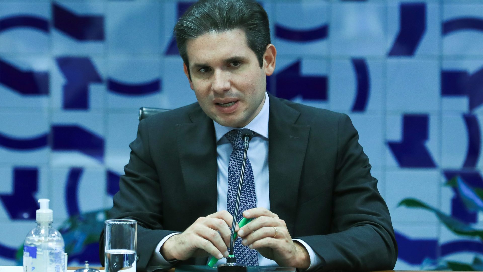 Brasília (DF), 26/08/2025  - Presidente da Câmara dos Deputados, Hugo Motta, durante reunião de líderes.  Foto: Lula Marques/Agência Brasil