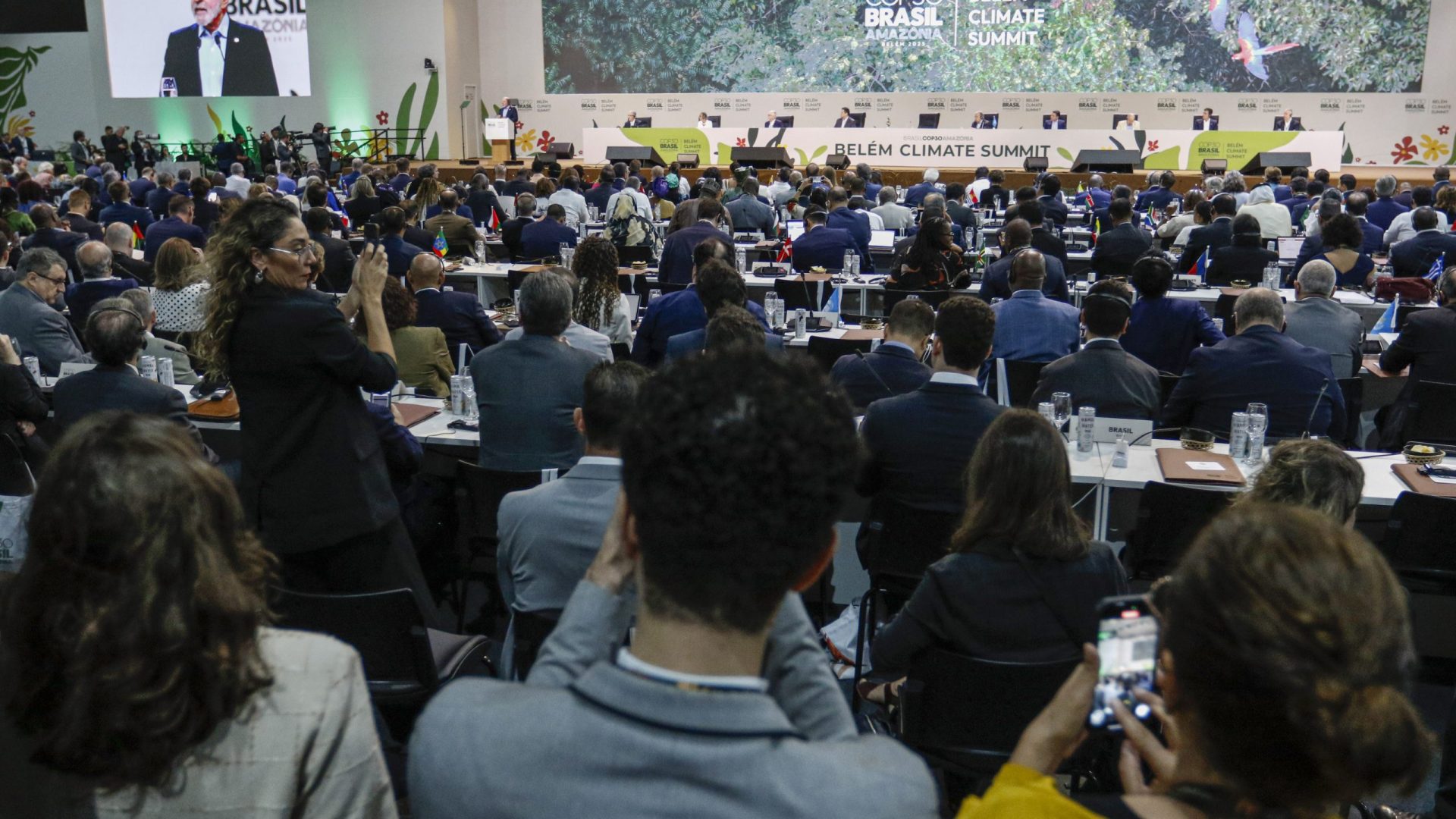 Belém (PA), 06/11/2025 - Geral do plenária geral dos líderes na cúpula do clima, COP30. 
Foto: Bruno Peres/Agência Brasil