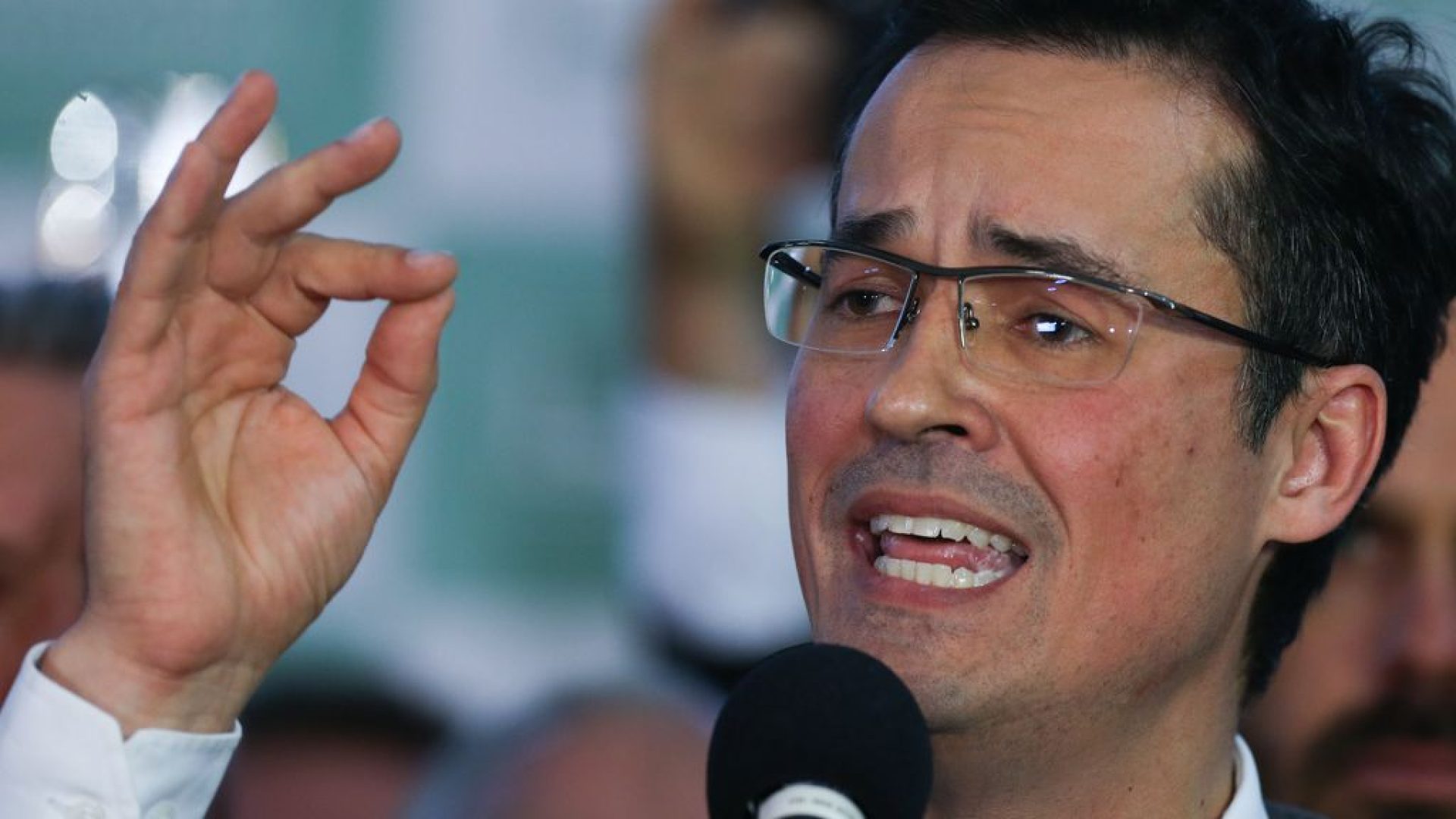 Brasília (DF) 17/05/2023 Ex-Deputado cassado, Deltan Dallagnol, durante pronunciamento no salão verde da Câmara. Foto Lula Marques/ Agência Brasil.