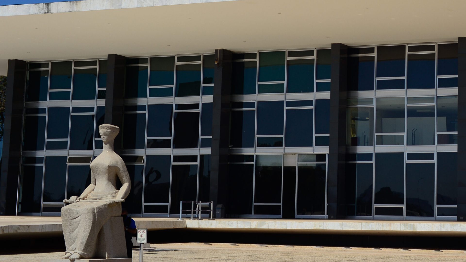 Fachada do edifício sede do Supremo Tribunal Federal - STF