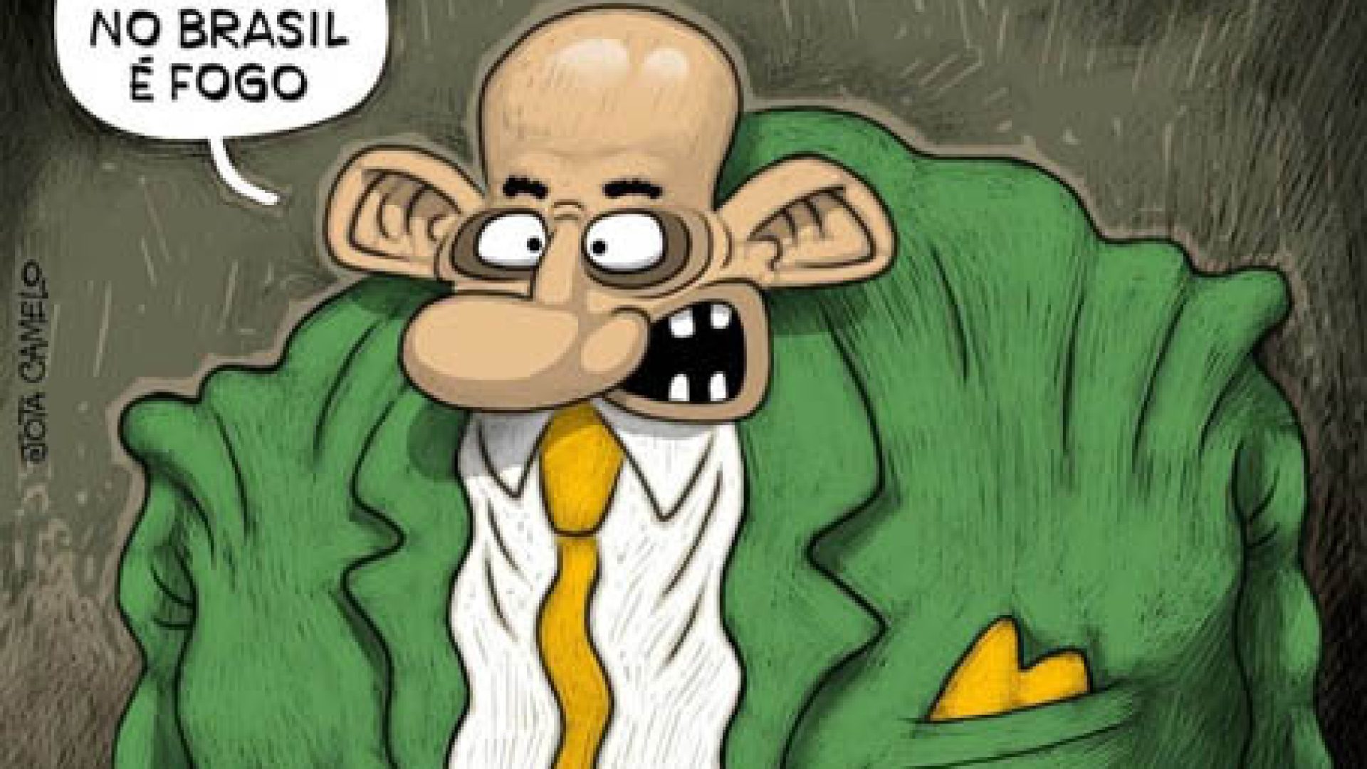 Charge: Jota Camelo