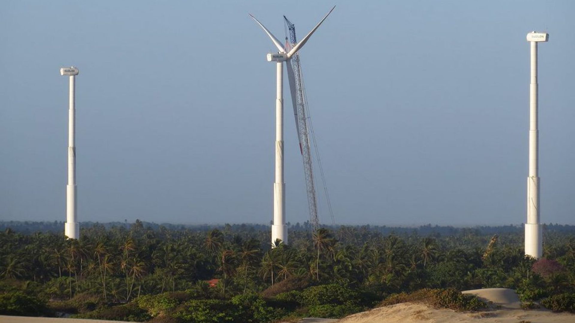 Usina de Energia Eólica (UEE) em Icaraí, no Ceará (CE). Foto: Divulgação - Ari Versiani/PAC